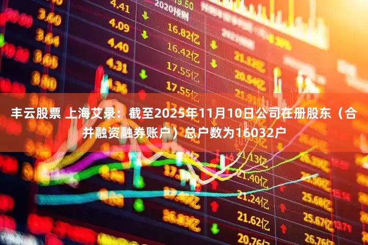 丰云股票 上海艾录：截至2025年11月10日公司在册股东（合并融资融券账户）总户数为16032户